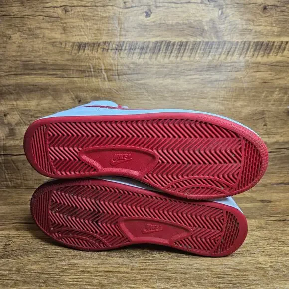 Nike Terminator High Red White Sneakers sz 8.5 Mens - Picture 5 of 8